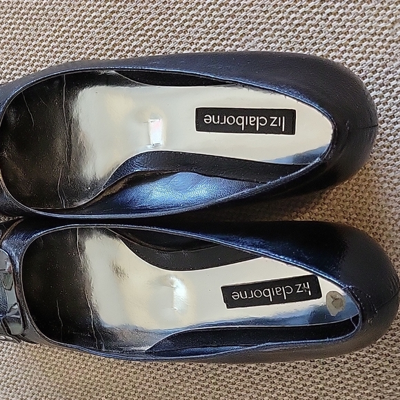 BLACK LOAFER SIZE 10 LIZCLAIBORNE - Picture 11 of 12